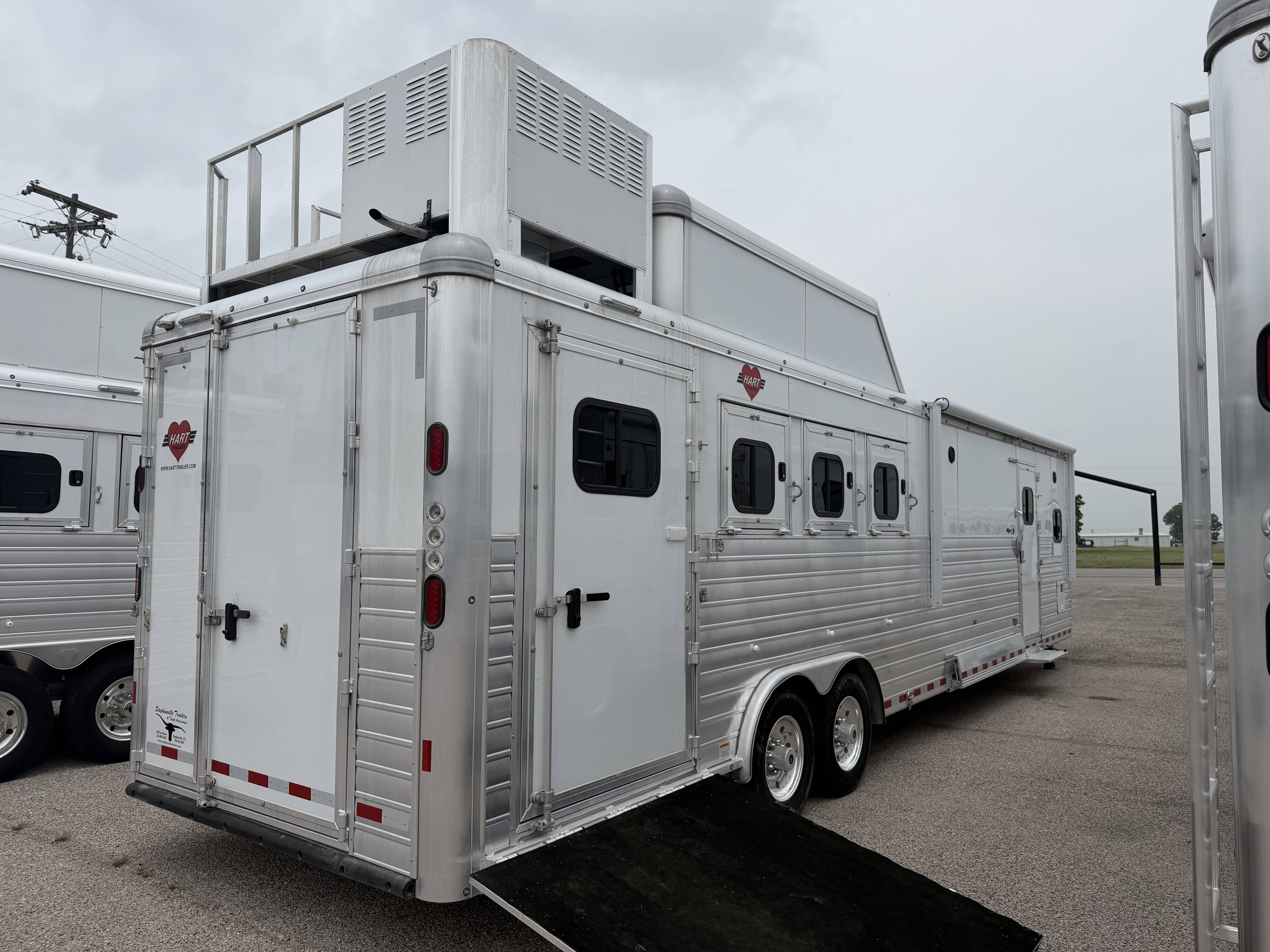 2024 Hart Trailers 4H 14' SW Side Load w/ Diesel Gen Living Quarter Trailers