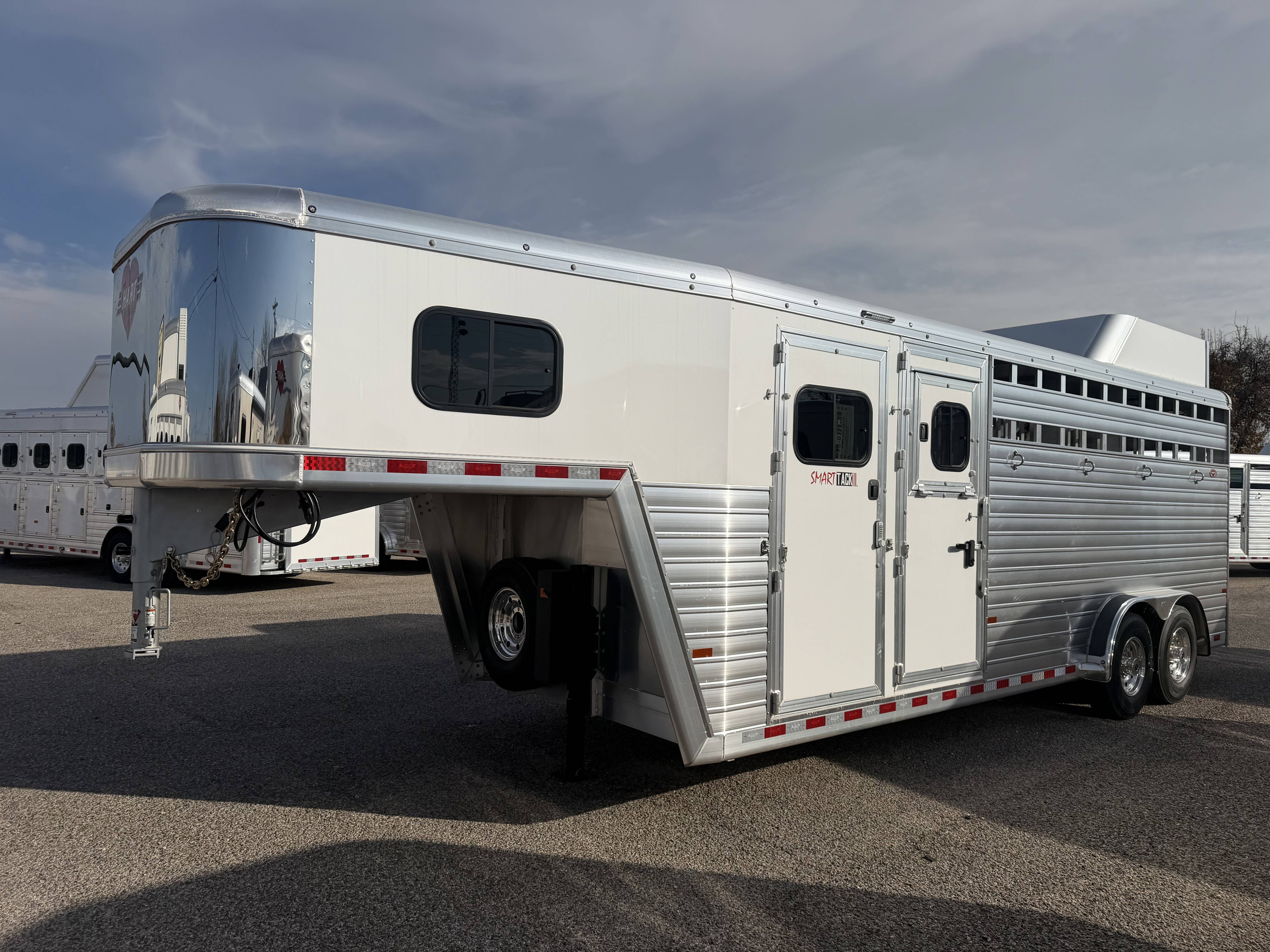 2026 Hart Trailers 4H Smarttack II - 7'6 wide Gooseneck Horse Trailers