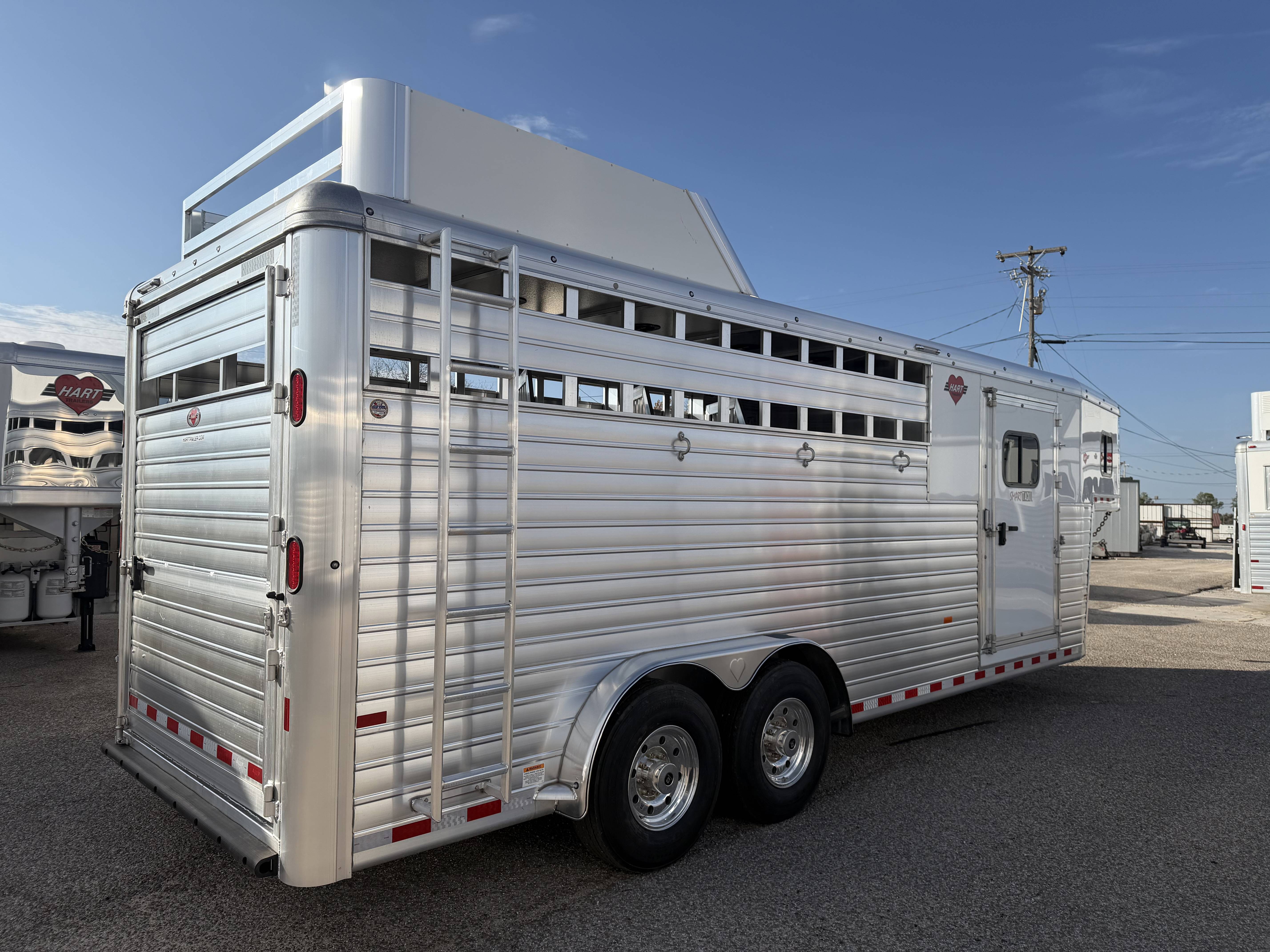 2026 Hart Trailers 4H Smarttack II - 7'6 wide Gooseneck Horse Trailers