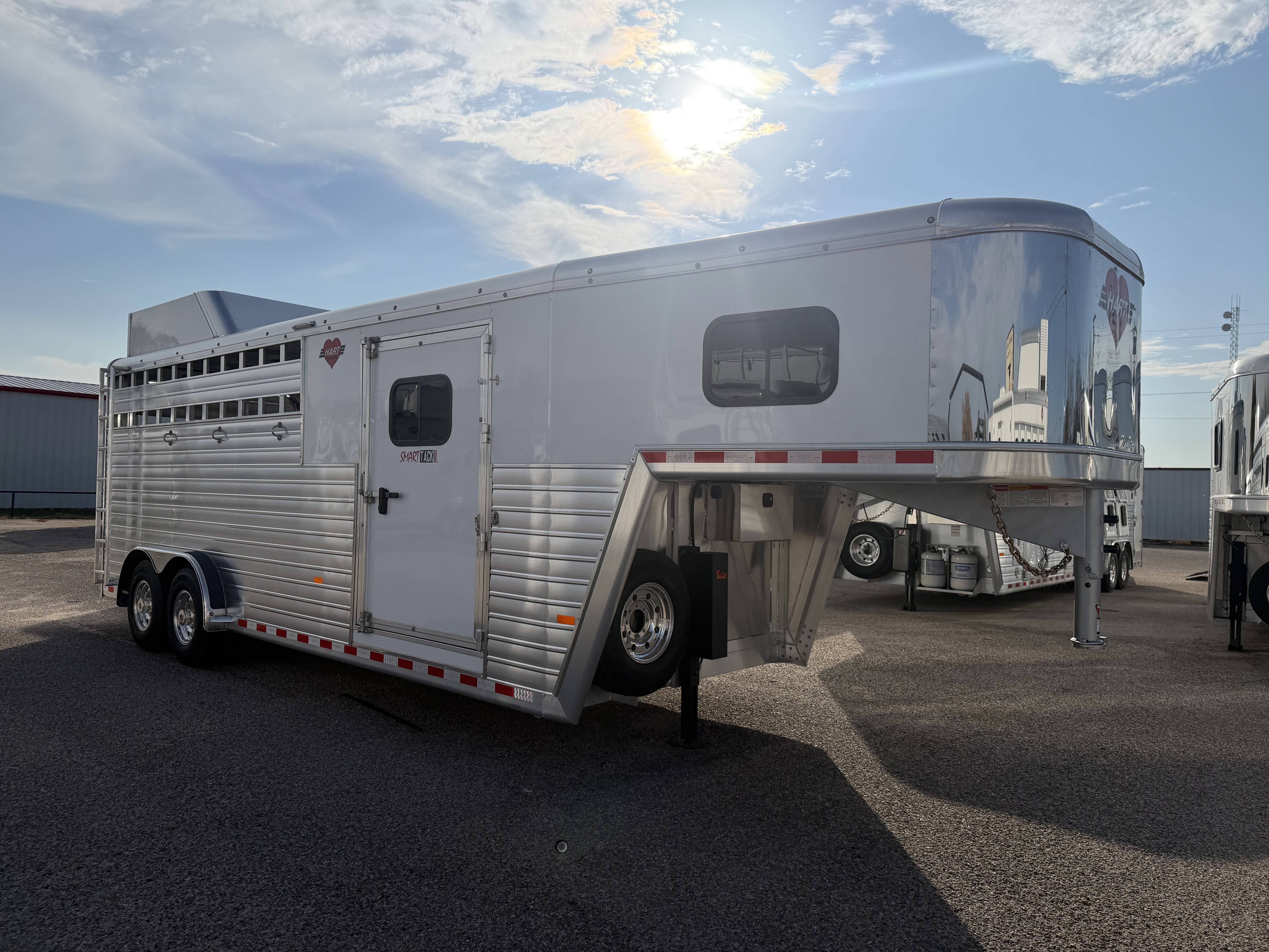 2026 Hart Trailers 4H Smarttack II - 7'6 wide Gooseneck Horse Trailers