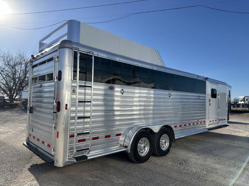 2023 Hart Trailers Lariat 6H GN Walk Thru Tack Horse Trailer Gooseneck Horse Trailers