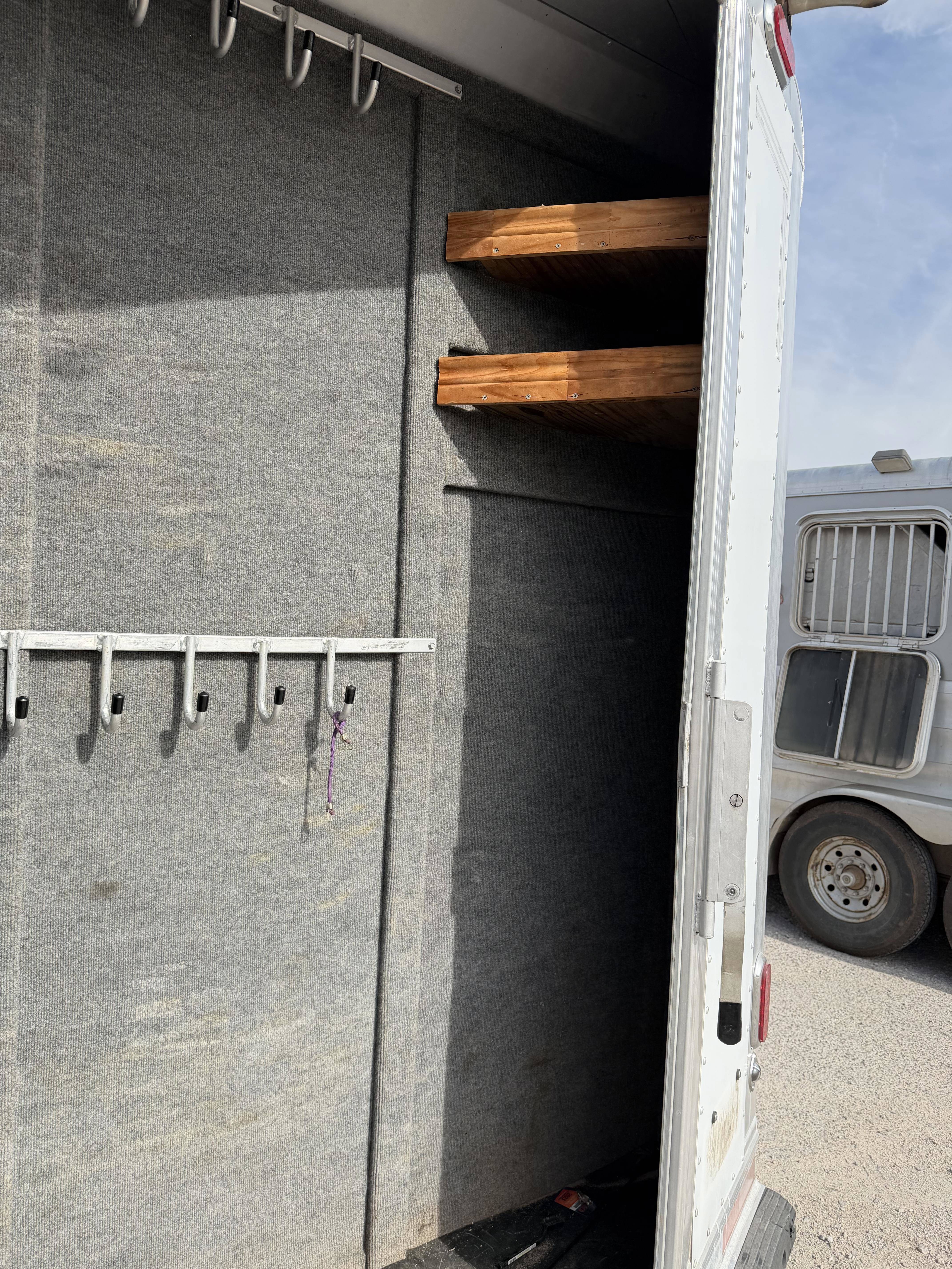 2015 Platinum Coach 4H 15'6 SW Slide Out Side Load Living Quarter Trailers