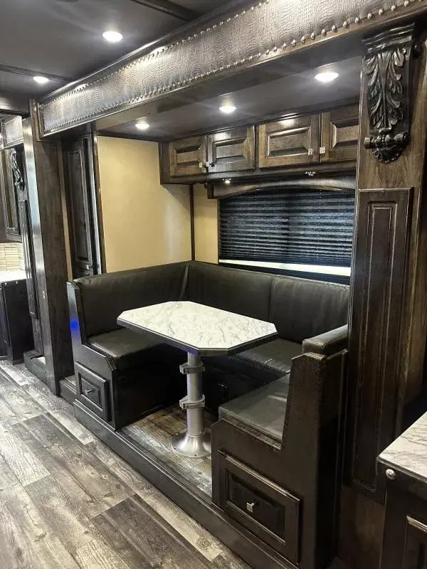 2024 Bloomer Trailers 4H 18'6 SW Jumbo Slide Side Load w/ AirRide & Diesel Gen Horse Trailer Living Quarter Trailers