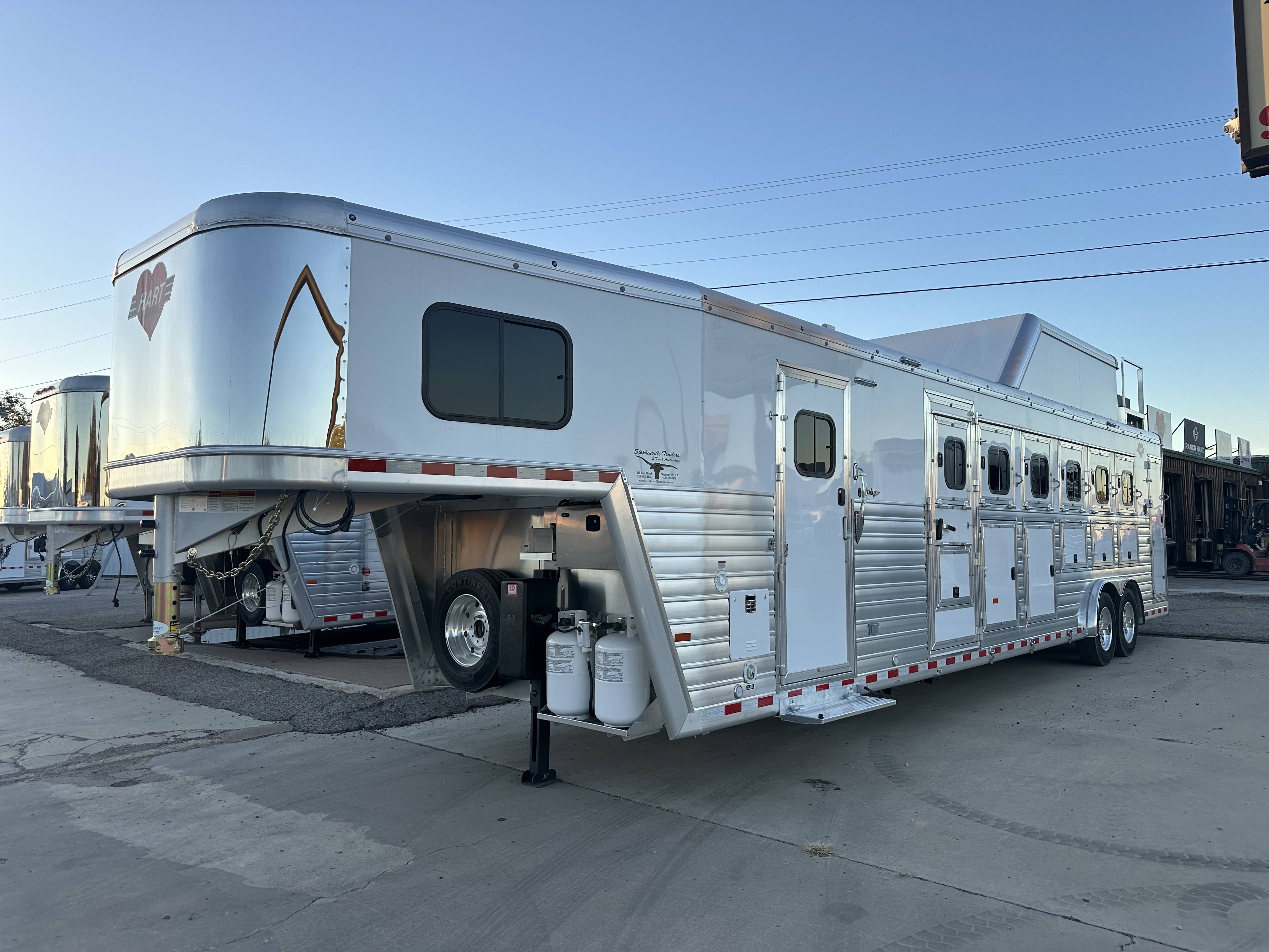 2024 Hart Trailers 6H Smarttack 8' SW Jackpot LQ w/ Diesel Gen Living Quarter Trailers