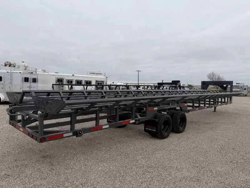 2026 Neck Over Trailers 14 Bale Dual Cradle GN Hay Trailer Specialty Trailers