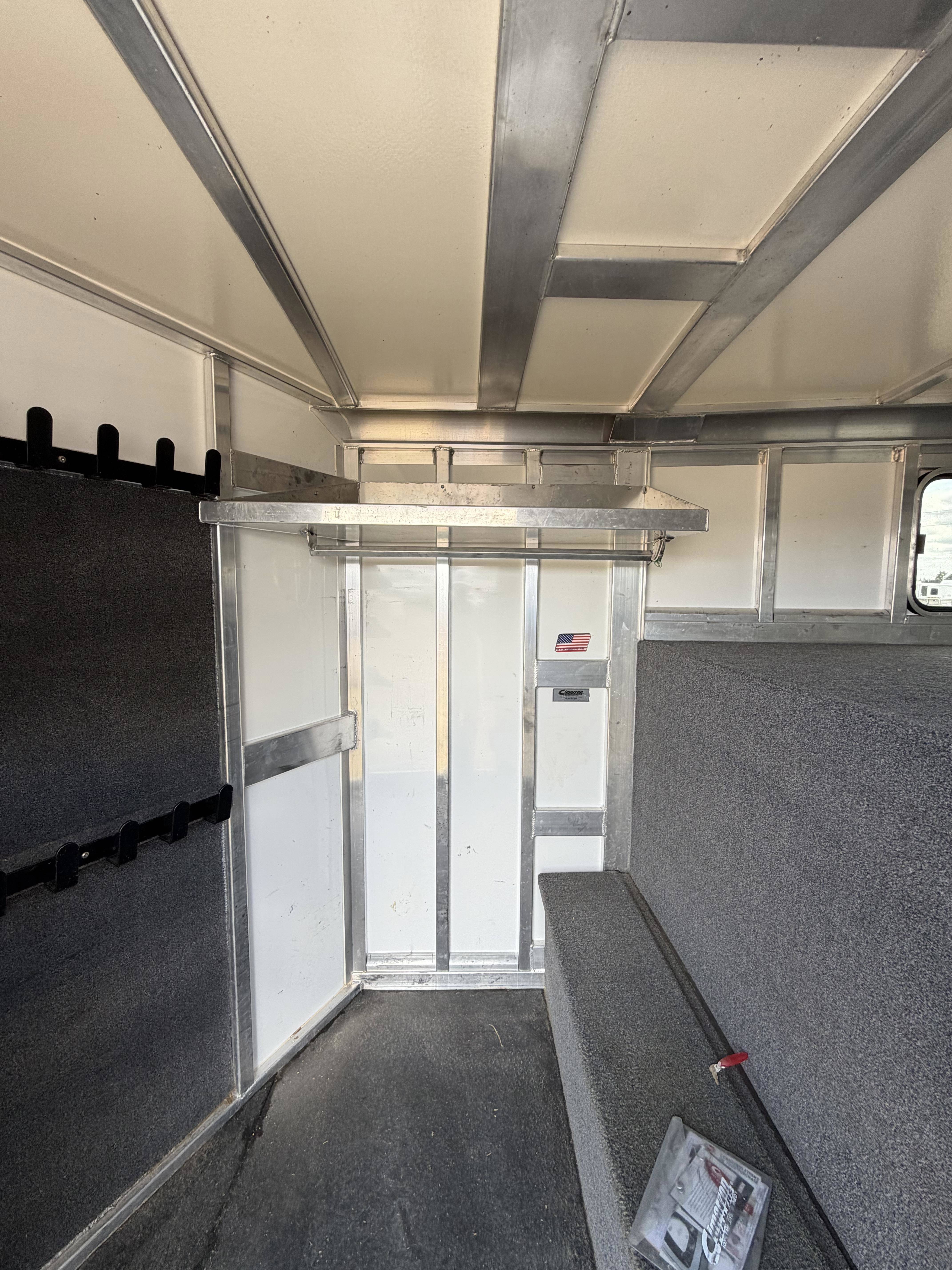 2024 Cimarron Trailers 20' GN Stock Combo w 4' Tack Room Stock Trailers